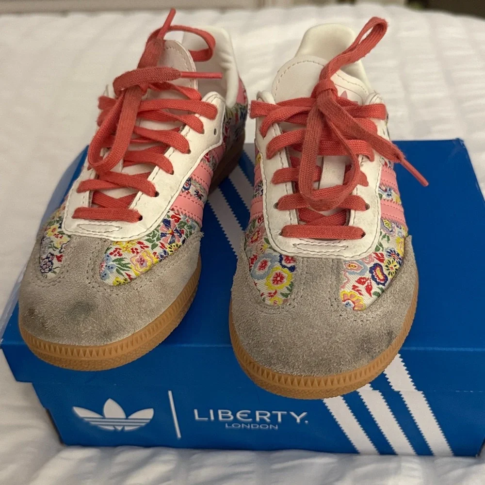 Adidas x Liberty of London Samba OG Girls Sneakers Floral Kids Collab